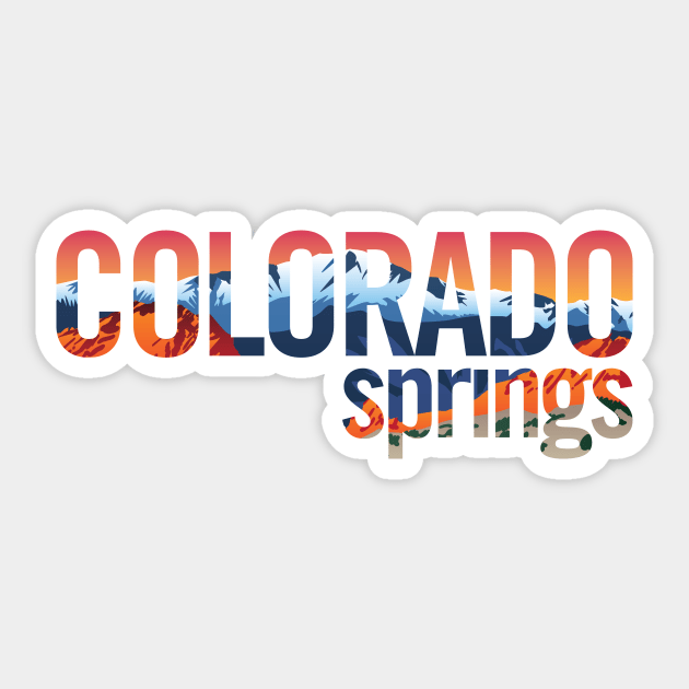 Colorado Springs Sticker by hobrath